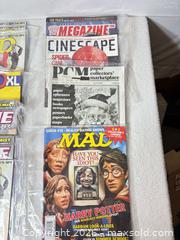 MaxSold Auction: Lot of 20+ Magazines, Comics & Activity Books (MAD, Cracked, Highlights) - Sunnyvale (California, USA) SELLER MANAGED Reseller Online Auction - Reseda Drive