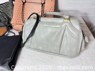 MaxSold Auction: Lot of 4–6 Handbags: Totes, Clutches & Crossbodies - Sunnyvale (California, USA) SELLER MANAGED Reseller Online Auction - Reseda Drive