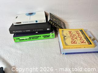 MaxSold Auction: Lot of 6–10 Paperback Books including 1984 & Hitchhiker's Guide - Sunnyvale (California, USA) SELLER MANAGED Reseller Online Auction - Reseda Drive