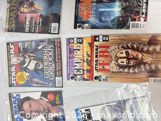 MaxSold Auction: Mixed Star Wars & Star Trek Magazines and Comics — 7+ - Sunnyvale (California, USA) SELLER MANAGED Reseller Online Auction - Reseda Drive