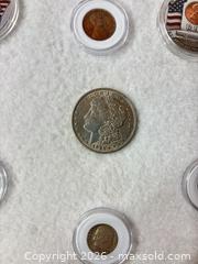 MaxSold Auction: Mixed US Coin Lot with Morgan Dollar and Vintage Dimes - Sunnyvale (California, USA) SELLER MANAGED Reseller Online Auction - Reseda Drive