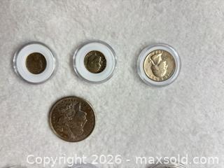 MaxSold Auction: Mixed US Coin Lot with Morgan Dollar and Vintage Dimes - Sunnyvale (California, USA) SELLER MANAGED Reseller Online Auction - Reseda Drive