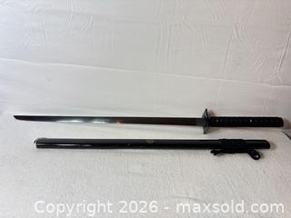 MaxSold Auction: Shinobi Decorative Katana with Scabbard, 30–40 in - Sunnyvale (California, USA) SELLER MANAGED Reseller Online Auction - Reseda Drive
