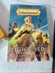 MaxSold Auction: Star Wars Books Lot: Light of the Jedi, Lost Stars, The Jedi Path - Sunnyvale (California, USA) SELLER MANAGED Reseller Online Auction - Reseda Drive
