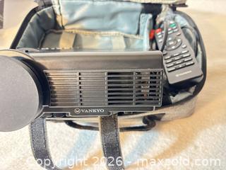 MaxSold Auction: Vankyo Mini Projector & Supersonic Portable DVD Player, Black - Sunnyvale (California, USA) SELLER MANAGED Reseller Online Auction - Reseda Drive