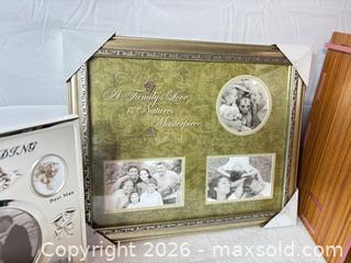 MaxSold Auction: Wall-Mounted Puja/Altar Cabinet with Two Photo Frames - Sunnyvale (California, USA) SELLER MANAGED Reseller Online Auction - Reseda Drive