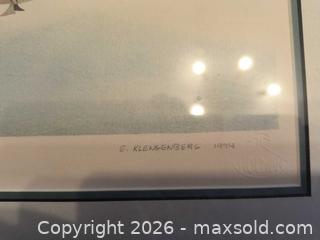 MaxSold Auction: E. Klengenberg Print 35 of 50 - Brampton (Ontario, Canada) SELLER MANAGED Downsizing Online Auction - Lakecrest Trail