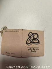 MaxSold Auction: John Bergen Round Vase - Brampton (Ontario, Canada) SELLER MANAGED Downsizing Online Auction - Lakecrest Trail