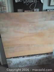 MaxSold Auction: Large Heather Grindley painting "Earth and Sky #2" 1982 - Brampton (Ontario, Canada) SELLER MANAGED Downsizing Online Auction - Lakecrest Trail