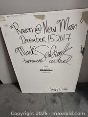 MaxSold Auction: Raven at New Moon signed by Mark Seabrook - Brampton (Ontario, Canada) SELLER MANAGED Downsizing Online Auction - Lakecrest Trail