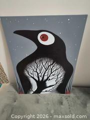 MaxSold Auction: Raven at New Moon signed by Mark Seabrook - Brampton (Ontario, Canada) SELLER MANAGED Downsizing Online Auction - Lakecrest Trail