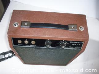 MaxSold Auction: Camelot GA-1 Vintage Guitar Amplifier - Irondequoit (New York, USA) SELLER MANAGED Downsizing Online Auction -  Harwick Road