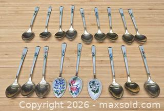 MaxSold Auction: 18 David-Andersen Norway Vermeil Sterling White Floral Guilloche Demitasse Spoons - Hatboro (Pennsylvania, USA) PARTNER MANAGED Estate Sale Online Auction - Jacksonville Road