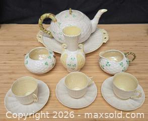MaxSold Auction: Belleek Irish China Teapot, Creamer, Sugar, and More - Hatboro (Pennsylvania, USA) PARTNER MANAGED Estate Sale Online Auction - Jacksonville Road