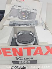 MaxSold Auction: Pentax k1000 camer, lens,case - Hatboro (Pennsylvania, USA) PARTNER MANAGED Estate Sale Online Auction - Jacksonville Road