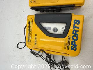 MaxSold Auction: Retro Sony Yellow Tape Walkmans  - Hatboro (Pennsylvania, USA) PARTNER MANAGED Estate Sale Online Auction - Jacksonville Road