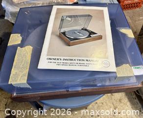 MaxSold Auction: KLH Model Sixty Turntable - Cambridge (Massachusetts, USA) SELLER MANAGED Moving Online Auction - Hamilton Street