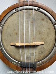MaxSold Auction: Vintage 4-String Banjo Ukulele  - Cambridge (Massachusetts, USA) SELLER MANAGED Moving Online Auction - Hamilton Street