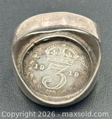MaxSold Auction: 1919 Silver Coin Ring Size 5.5 - Esquimalt (British Columbia, Canada) PARTNER MANAGED Reseller Online Auction -  Lampson Street