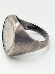 MaxSold Auction: 1919 Silver Coin Ring Size 5.5 - Esquimalt (British Columbia, Canada) PARTNER MANAGED Reseller Online Auction -  Lampson Street
