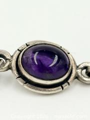 MaxSold Auction: 925 Sterling Silver Amethyst Bracelet  - Esquimalt (British Columbia, Canada) PARTNER MANAGED Reseller Online Auction -  Lampson Street