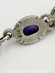MaxSold Auction: 925 Sterling Silver Amethyst Bracelet  - Esquimalt (British Columbia, Canada) PARTNER MANAGED Reseller Online Auction -  Lampson Street