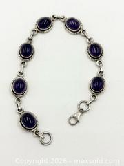 MaxSold Auction: 925 Sterling Silver Amethyst Bracelet  - Esquimalt (British Columbia, Canada) PARTNER MANAGED Reseller Online Auction -  Lampson Street