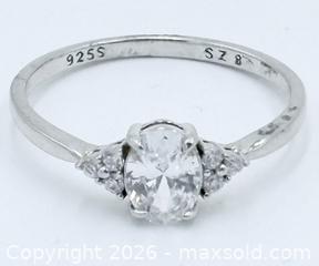 MaxSold Auction: 925 Sterling Silver Ring Size 8 - Esquimalt (British Columbia, Canada) PARTNER MANAGED Reseller Online Auction -  Lampson Street