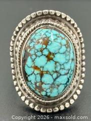 MaxSold Auction: 925 Sterling Silver Turquoise Ring Size 7.5 - Esquimalt (British Columbia, Canada) PARTNER MANAGED Reseller Online Auction -  Lampson Street