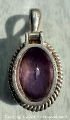 MaxSold Auction: Amethyst 925 Sterling Silver Pendant  - Esquimalt (British Columbia, Canada) PARTNER MANAGED Reseller Online Auction -  Lampson Street