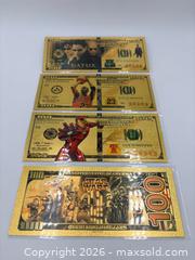 MaxSold Auction: Character $100 Bills  - Esquimalt (British Columbia, Canada) PARTNER MANAGED Reseller Online Auction -  Lampson Street