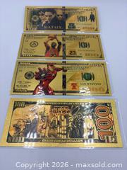 MaxSold Auction: Character $100 Bills  - Esquimalt (British Columbia, Canada) PARTNER MANAGED Reseller Online Auction -  Lampson Street
