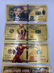 MaxSold Auction: Character $100 Bills  - Esquimalt (British Columbia, Canada) PARTNER MANAGED Reseller Online Auction -  Lampson Street