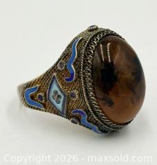 MaxSold Auction: Chinese Export Amber Ring Size 7 - Esquimalt (British Columbia, Canada) PARTNER MANAGED Reseller Online Auction -  Lampson Street