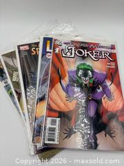 MaxSold Auction: Comic Books - Joker, Amazing Spider-Man, Hulk, Liberty Comics - Esquimalt (British Columbia, Canada) PARTNER MANAGED Reseller Online Auction -  Lampson Street
