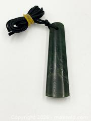 MaxSold Auction: Green Stone M?ori Pendant - Esquimalt (British Columbia, Canada) PARTNER MANAGED Reseller Online Auction -  Lampson Street