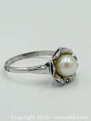 MaxSold Auction: Japanese Silver Pearl Antique Ring - Esquimalt (British Columbia, Canada) PARTNER MANAGED Reseller Online Auction -  Lampson Street