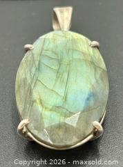 MaxSold Auction: Labradorite 925 Sterling Silver Pendant  - Esquimalt (British Columbia, Canada) PARTNER MANAGED Reseller Online Auction -  Lampson Street