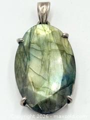 MaxSold Auction: Labradorite 925 Sterling Silver Pendant  - Esquimalt (British Columbia, Canada) PARTNER MANAGED Reseller Online Auction -  Lampson Street