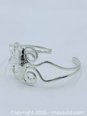 MaxSold Auction: Large Sterling Silver Ornate Cuff Bracelet 20g - Esquimalt (British Columbia, Canada) PARTNER MANAGED Reseller Online Auction -  Lampson Street