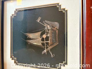 MaxSold Auction: Large Sterling Silver Ship Picture  - Esquimalt (British Columbia, Canada) PARTNER MANAGED Reseller Online Auction -  Lampson Street