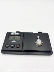 MaxSold Auction: Moonstone 925 Sterling Silver Pendant  - Esquimalt (British Columbia, Canada) PARTNER MANAGED Reseller Online Auction -  Lampson Street