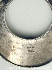 MaxSold Auction: Mosaic Sterling Silver Pendant  - Esquimalt (British Columbia, Canada) PARTNER MANAGED Reseller Online Auction -  Lampson Street