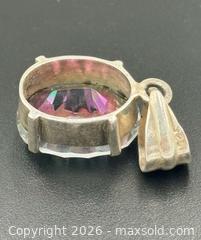 MaxSold Auction: Mystic Topaz 925 Sterling Silver Pendant  - Esquimalt (British Columbia, Canada) PARTNER MANAGED Reseller Online Auction -  Lampson Street