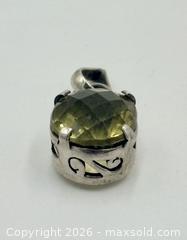 MaxSold Auction: Peridot 925 Sterling Silver Pendant 0.5”  - Esquimalt (British Columbia, Canada) PARTNER MANAGED Reseller Online Auction -  Lampson Street