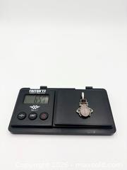 MaxSold Auction: Rose Quartz 925 Sterling Silver Pendant  - Esquimalt (British Columbia, Canada) PARTNER MANAGED Reseller Online Auction -  Lampson Street