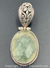 MaxSold Auction: Rutilated Quartz 925 Sterling Silver Pendant 2” - Esquimalt (British Columbia, Canada) PARTNER MANAGED Reseller Online Auction -  Lampson Street