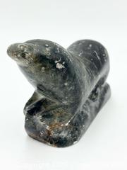 MaxSold Auction: Seal Soap Stone Carving   - Esquimalt (British Columbia, Canada) PARTNER MANAGED Reseller Online Auction -  Lampson Street