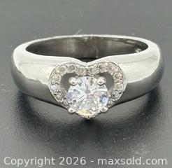 MaxSold Auction: Sterling Silver Heart Ring - Esquimalt (British Columbia, Canada) PARTNER MANAGED Reseller Online Auction -  Lampson Street