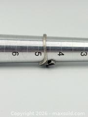 MaxSold Auction: Sterling Silver Two-Tone Diamond Ring Size 4.75 - Esquimalt (British Columbia, Canada) PARTNER MANAGED Reseller Online Auction -  Lampson Street